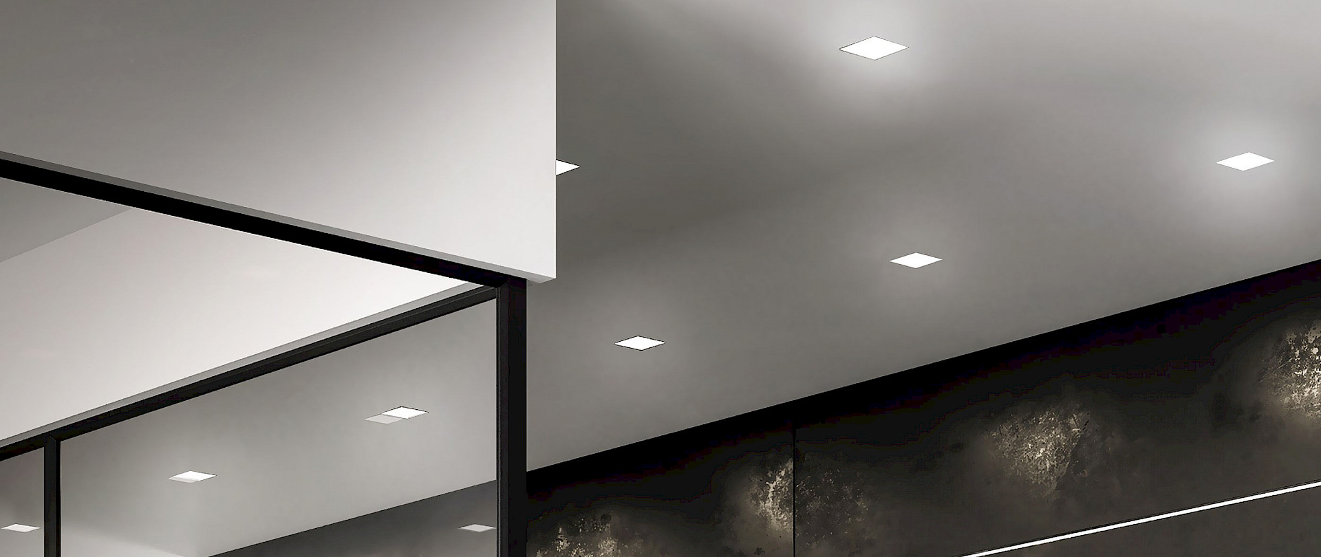 TeamItalia - Square recessed light