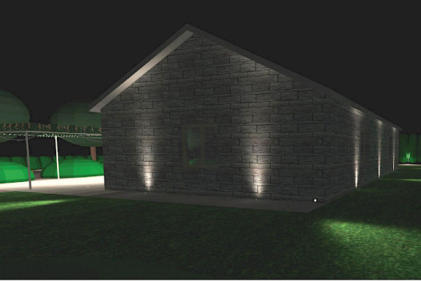 Render illuminazione Cascina